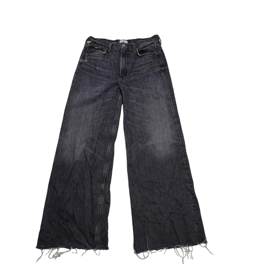 Citizens Of Humanity Jeans Womens 28 Gray Charcoal Paloma High Rise Wide Leg